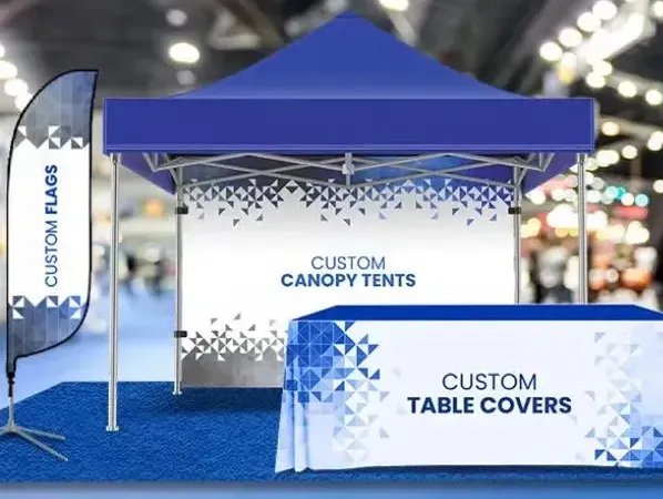 Montering av utställningstält